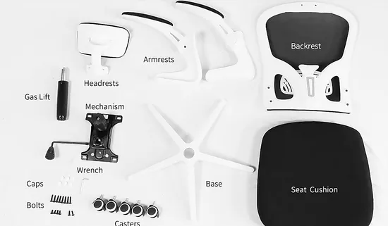 Sihoo Height Adjustable Armrest High Back Mesh Lift Executive Fabric Office Ergonomic Chair with Footrest